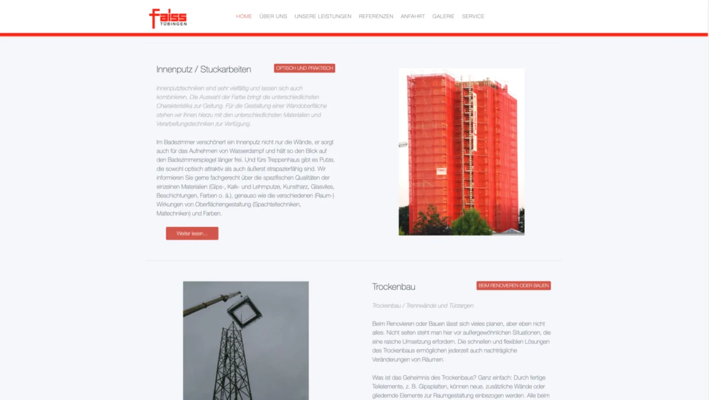Faiss Tübingen IT-Ärzte Webdesign